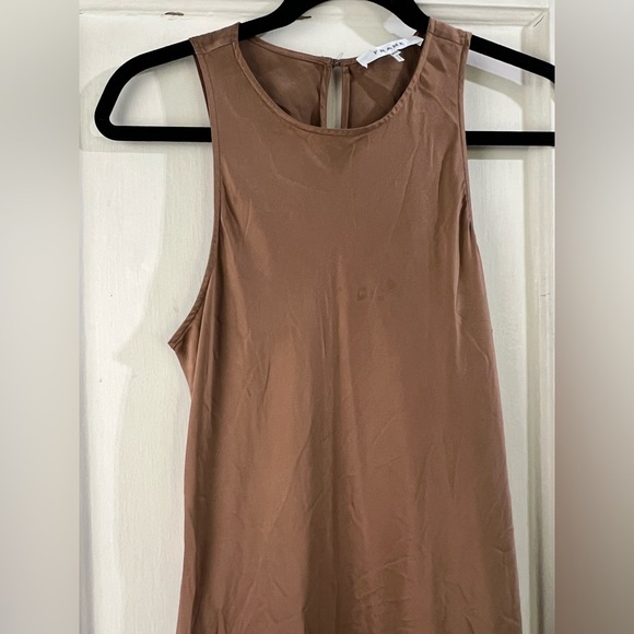 Frame Silk Racerback Maxi Tank Dress M - Picture 5 of 10